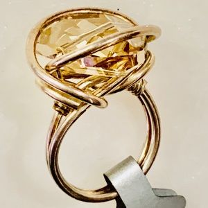 NWT Stunning cocktail ring.   Ring. Size 6.5